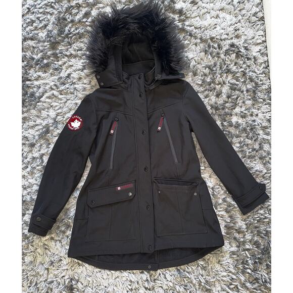 Canada Weather Gear Coat Women XL Parka Fur Hood Fall Winter Outerwear - Picture 2 of 10